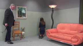 Tyron whippes her ass hard