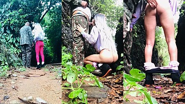 GUIA TURÍSTICO COLOCA TURISTA PARA CHUPAR NO PASSEIO