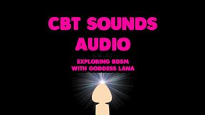 AUDIO ONLY - CBT sounds audio exploring BDSM with Goddess Lana