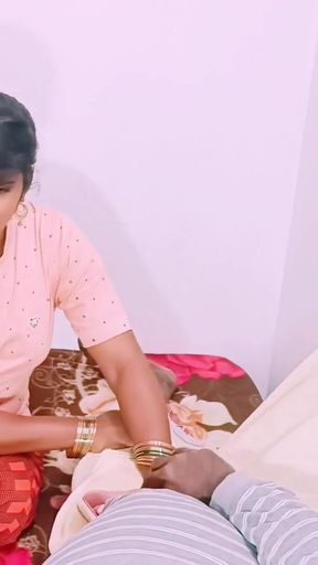 Key moment from &quot;Villege maid with house owner Telugu dirty talks.&quot;