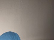 Under The Feet Of a Giant Listening to Music, Feet Tapping you on the FACE!