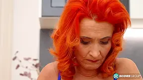 Redhead Divorcee And Stepmom Fucks Her Well-used Cunt - Laura Red