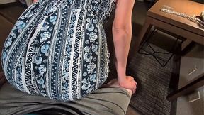 cute redhead grinds on cock
