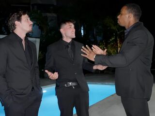 Pool Party Turns Wild - 3 Lads, One Hotty, One Unforgettable Foursome