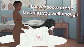 Sekhmet Anime Sex Adventure Hot Goddess Tempts Man for Intense Orgasms