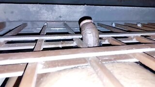 Amateur crossdresser femboy hand-free peeing and orgasm