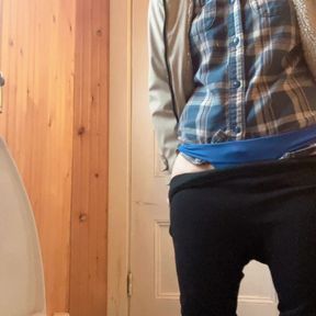 Cooking Food at Kitchen Then Pussy Cant Wait Go to Piss