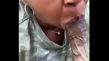 Ebony mature cheating head
