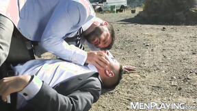 ”Hector de Silva & Robbie Rojo savagely breed & cum outdoor”