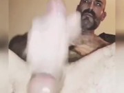 Big Dick, Hairy Hole After Edging for Days Precum & Shooting for over 2 min