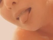Sexy white girl in the bath
