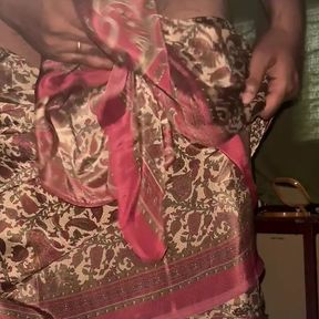 Satin saree of my bhabhi