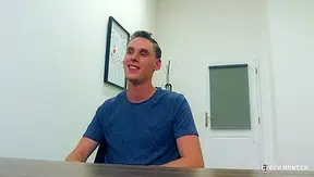 Dirty Scout ~ Brunette Twink Swallows Cum After Hard Anal