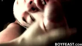 Tattooed Twink Blake Dominates with Hot POV Blowjob handjob Action – 18+