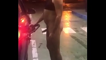 Rakeem goes naked to gas station