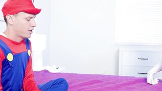 Horny Halloween spooky date with hot Sophia West and Rion King