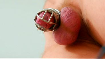 Lace-Clad Domme&rsquo_s Cruel Tease: Ice, Chastity Cage, and Denied Orgasm Torment