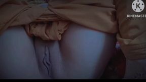 Sweet Lavanya excels by fucking her lubricated butt hole and fingering in her fabulous pussy in a stunning solo on cam