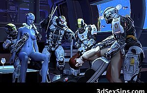 3D Girls Destroyed by Aliens
