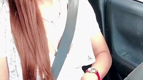 Cd bitch bess rides around town in nothing but her underwear