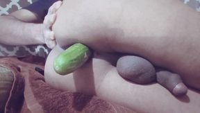 Vegetables Night Sri Lankan Sexy Boy Riding Carrot,cucumber,eggplant