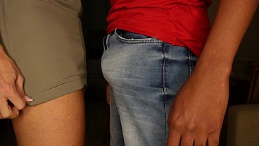 Gozei vários jatos com o negão enchendo meu rabo de porra.