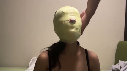 Fully Gagged Orgasm  Kinky4Ever