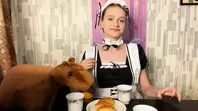 Master's steamy maid gives special private pleasure