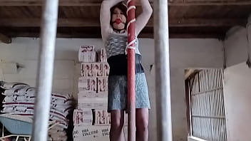 Tranny Poletied!