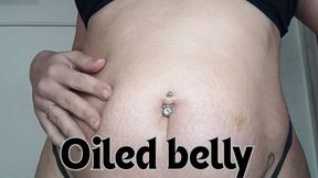 Oiled belly