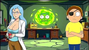 Sky Succubus Tempts Evil Morty with Steamy Anal Delight in Hentai Fantasy