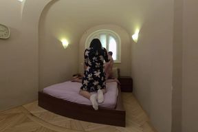 Novella Get Ass-stretching and Cock-sucking Synchronized!