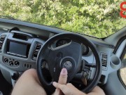 Scally Cumshot in Full View of Voyeurs at Gay Cruising Spot