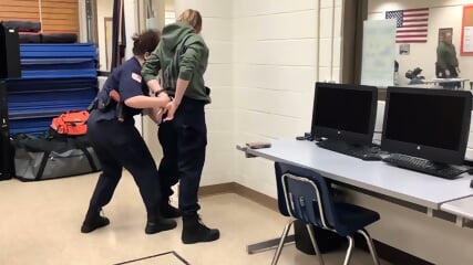 Criminal Justice Arrest And Frisking Demo  Kinky4Ever