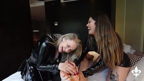 full clip: bella & lua tickling slave p.!