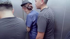 Hot Chinese flight attendant elevator scenes - Naughty&#x1F608; milfs and teens