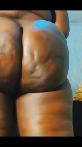 Farting BBW Anal Dildo and Standing Twerk