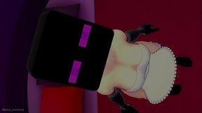 Enderwoman 3D hentai fucks in Minecraft parody