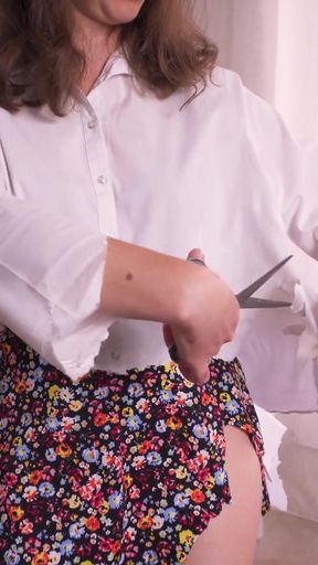 Sexy Roommate Rips Clothes Off To Tease You   Clip 1
