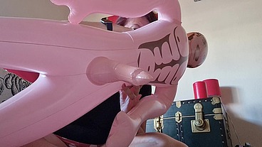Gorgeous adult doll inflated and fucked by Nicoletta - Video re-edited in 4K