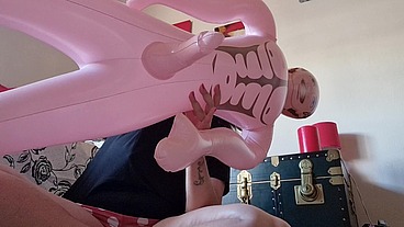 Gorgeous adult doll inflated and fucked by Nicoletta - Video re-edited in 4K