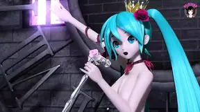 Hatsune Miku - Cute Nude Dance (3D HENTAI)