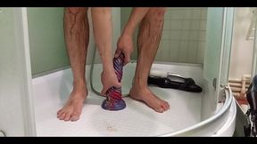 I Jump on a Big Dildo and Squirt From My Dick