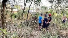 Rough Wild: Security Guard Taken Hard in Hot Forest gangbang – GayPornNature 18+