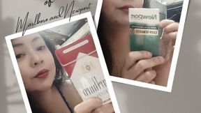powersmoking with marlboro red 100s and newport 100s