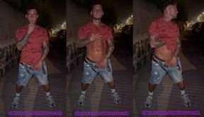 Public piss ruined after wild orgy party cum everywhere
