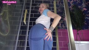 Wet Leggings Shower JOI - Begging for Cum on My Bum