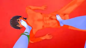 Vados Teases Goku with Sensual Foot Play in Hot Dragon Ball Z Encounter
