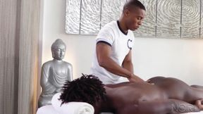 Muscled Devin Trez Massage