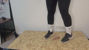 #17 Cock Trampling in Nike Sneakers